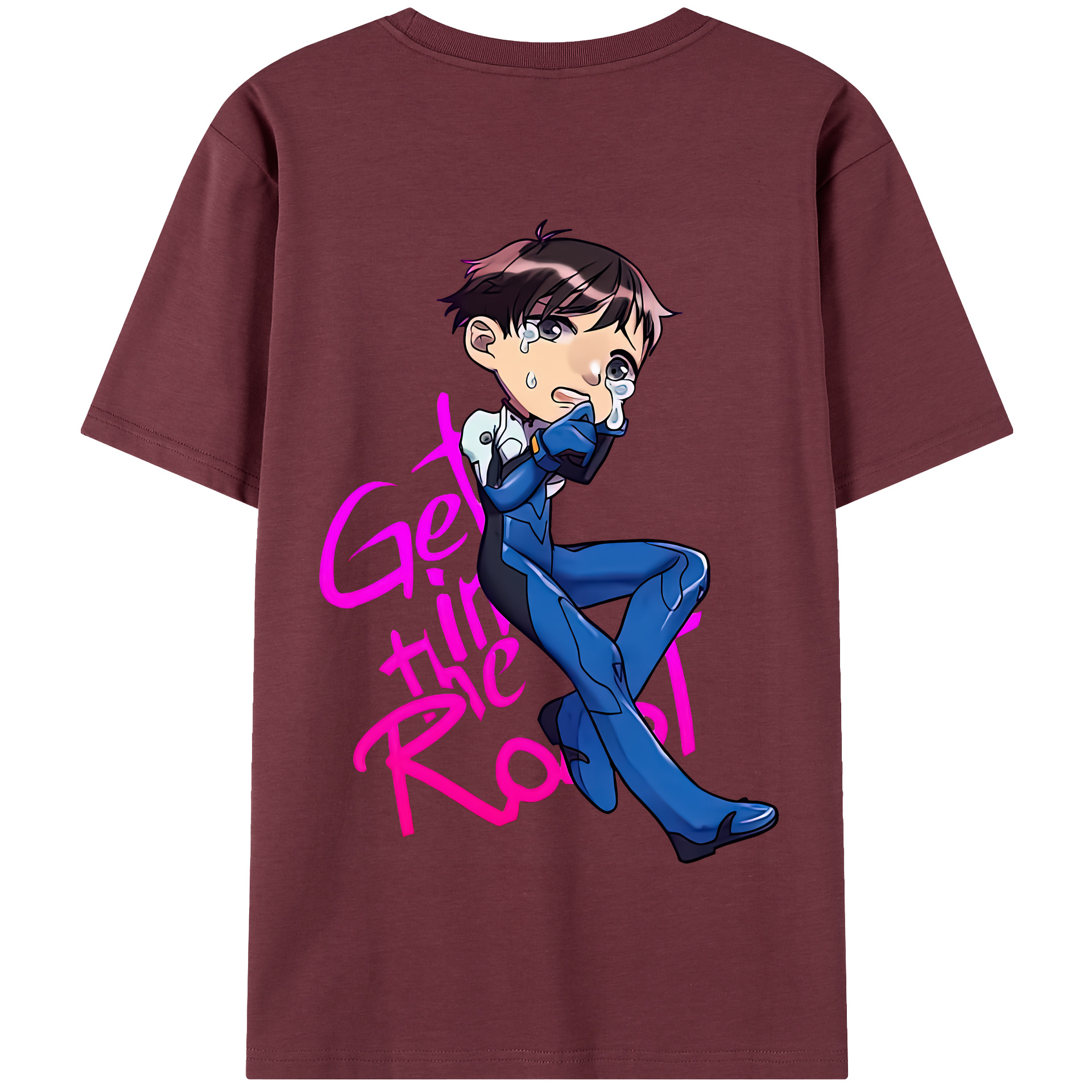 （画像用） EVA 新世紀エヴァンゲリオン 綿100％半袖Tシャツ（背面プリント）